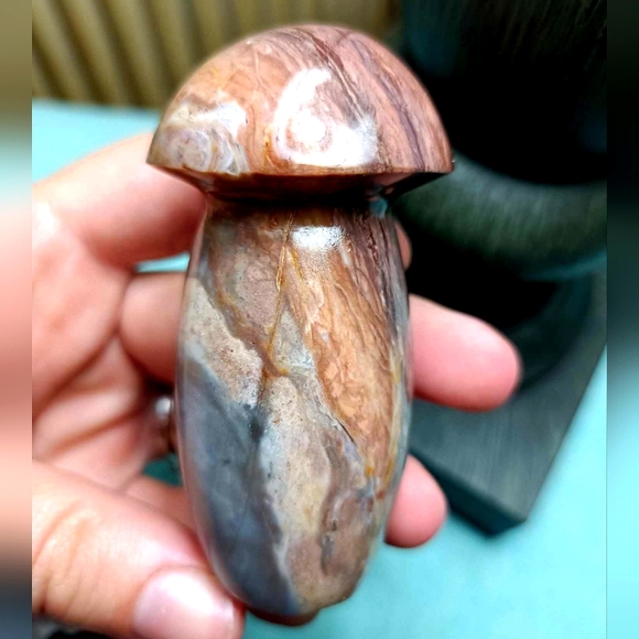 Polychrome Jasper Crystal Mushroom 4in tall - Picture 1 of 1